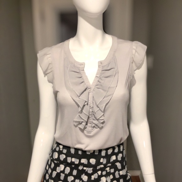 Jacob Tops - Jacob Grey Classy Sleeveless Top